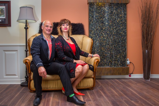 Plamen and Vessela – founders of the Lorne Park Spa and Salon